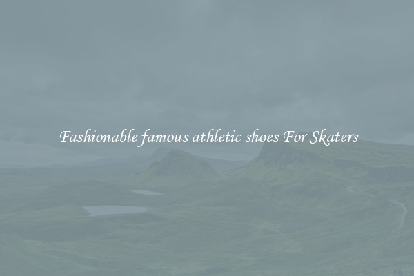 Fashionable famous athletic shoes For Skaters