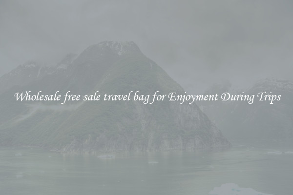 Wholesale free sale travel bag for Enjoyment During Trips