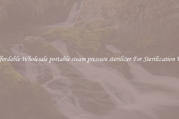 Affordable Wholesale portable steam pressure sterilizer For Sterilization Use