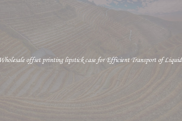 Wholesale offset printing lipstick case for Efficient Transport of Liquids