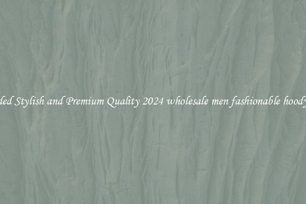 Branded Stylish and Premium Quality 2024 wholesale men fashionable hoody sizes