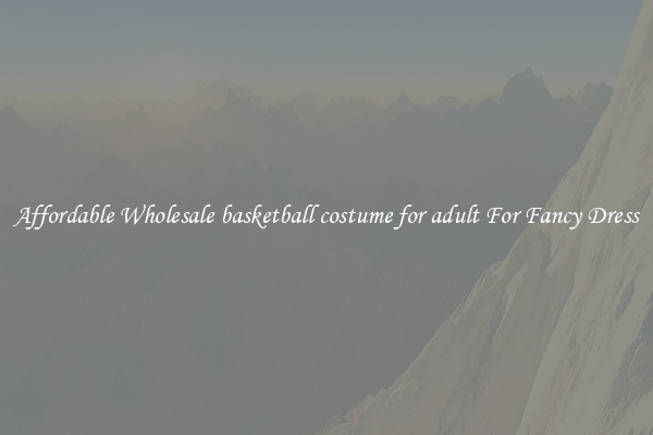 Affordable Wholesale basketball costume for adult For Fancy Dress